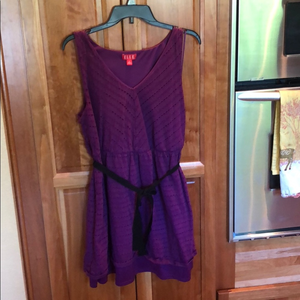 Elle purple dress xl